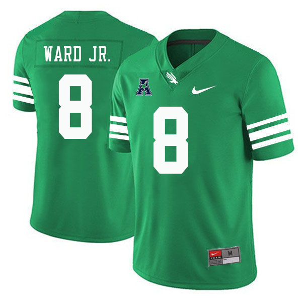 #8 Damon Ward Jr. North Texas Mean Green College Football Jerseys Stitched-Green